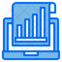 Computer Technology Growth Graph Icon