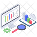 Business Analytics Online Analytics Business Infographic Icon
