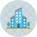 Business Arcade Head Office Modern Building Icon