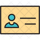 Business Card Employee Card Entertainment Icon
