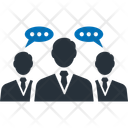 Business Conversation Meeting Discussion Icon