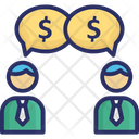 Business Dealing Financial Communication Money Icon