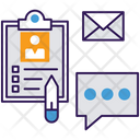 Business Decision Business Communication Trade Data Icon