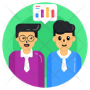 Business Chat Business Discussion Business Conversation Icon