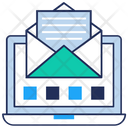 Business Email Business Document Stats Report Icon