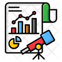 Business Forecasting Growth Forecast Sales Report Icon