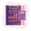 Business Graph Report Chart Icon