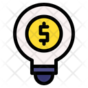 Money Bulb Creative Icon