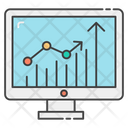 Business Infographic Business Chart Polyline Trend Icon