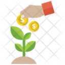 Business Investment Business Growth Dollar Plant Icon