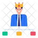 Business Champion Business Leader Business King Icon