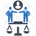 Business Legal Judgment Business Businessman Icon