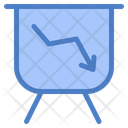 Business Loss Down Arrow Analytics Icon