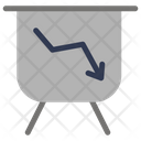 Business Loss Down Arrow Analytics Icon