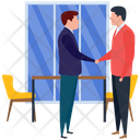 Business Meeting Business Deal Hand Shaking Icon