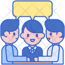 Business Meeting Business Conference Discussion Icon
