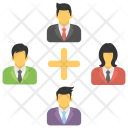 Business Network Collaboration Icon