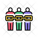 Business People Chain Chain People Icon