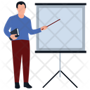 Business Presentation Graphical Presentation Trade Planning Icon