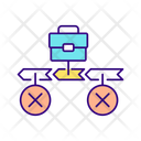 Business process stagnation  Icon