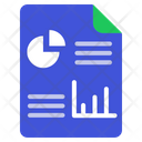 Business Report Business Analysis Report Icon