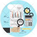 Business Report Business Technology Business Statistics Icon