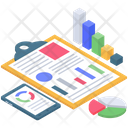Business Report Data Analytics Business Chart Analysis Icon