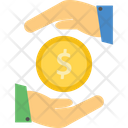 Business Safety Business Security Dollar In Hands Icon
