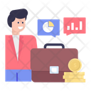 Business Communication Business Talk Business Chat Icon