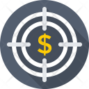 Business Target Dollar Icon