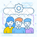 Business Team Team Building Employees Icon