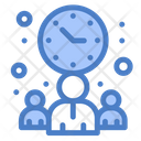 Businessman Meeting Office Icon