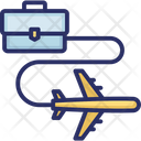 Airplane Business Tour Business Travel Icon