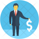 Businessman Businessperson Accountant Icon