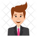 Businessman Laughing Icon