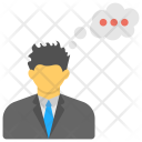 Businessman Thought Bubble Icon