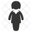 Businesswoman Female Girl Icon