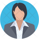 Businesswoman Female Manager Icon