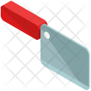 Butchers Knife Isometric Icon