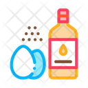 Butter Eggs Peppers Icon