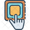 Button Click Play Icon