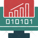 Byte Rise Digital Ascension Binary Elevation Icon