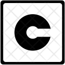 C alphabet  Icon