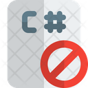 C Sharp File Banned Icon