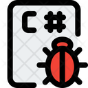 C Sharp File Bug Icon