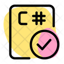 C Sharp File Check Icon