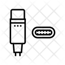 C Type Cable  Icon