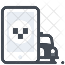 Mobile Application Taxi Icon