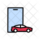 Mobile Phone Car Icon