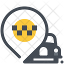 Location Taxi Car Icon
